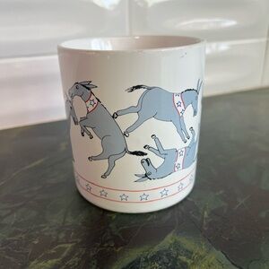 Rare Vintage Taylor & NG 1979 coffee mug,Democrat donkey election year politics